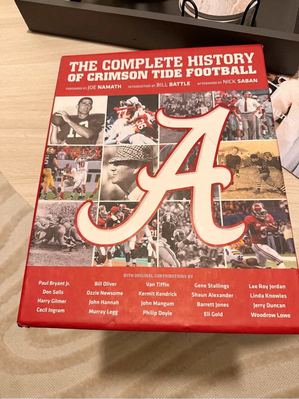 The Complete History of Crimson Tide Football - Crimson Hardcover Book